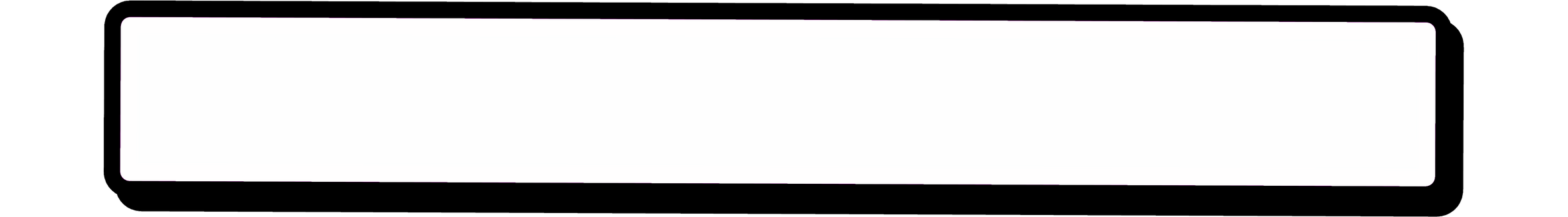 White Blank Rectangle Dialog Speech Bubble